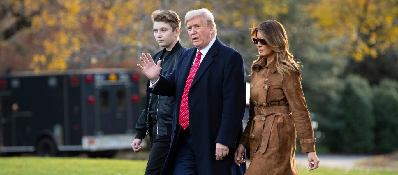 Θετικός στον κορωνοϊό ο Μπάρον Τραμπ